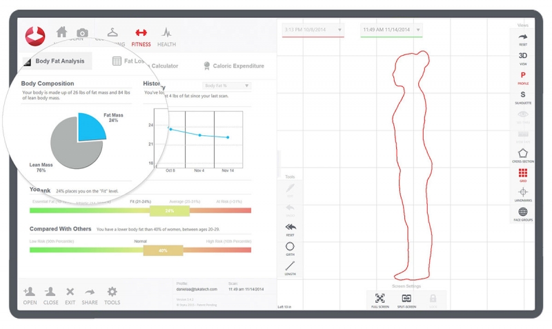 3D Body Scan | Body Analysis Tool, Sevenoaks | Better Body Group